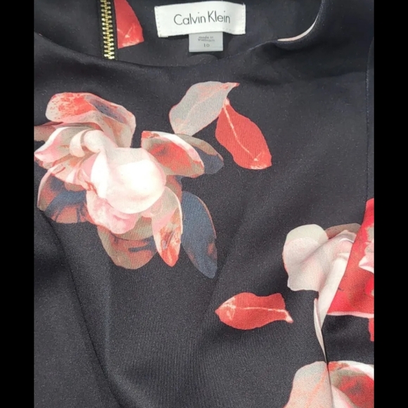 Calvin Klein Floral dress new with tags - Picture 3 of 4